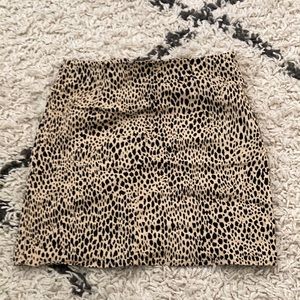 Brandy Melville Cheetah Skirt